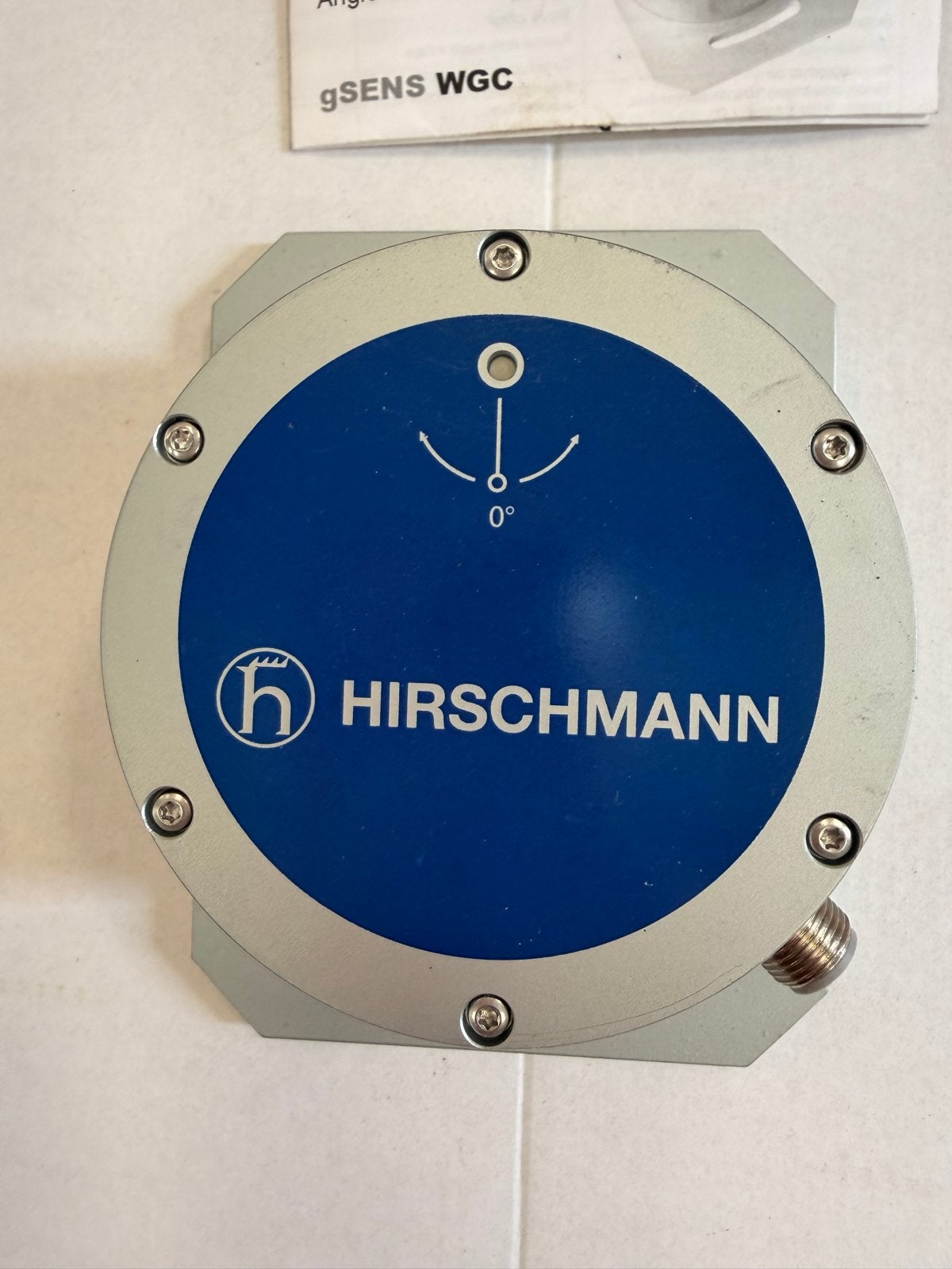 Hirschmann gSENS WGC 090/1401 SA Hoekopnemer, Ophalen
