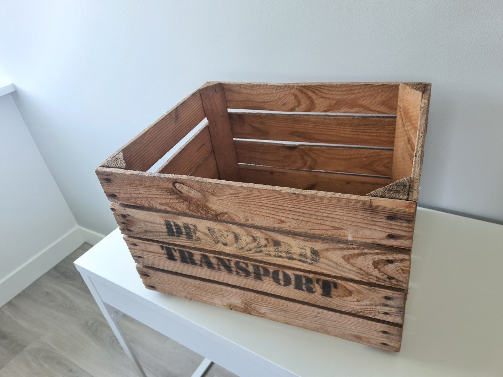 fruitkist groente kist van hout. In nette staat!, Huis en Inrichting, Woonaccessoires | Kisten, Ophalen, 50 tot 100 cm, Minder dan 50 cm
