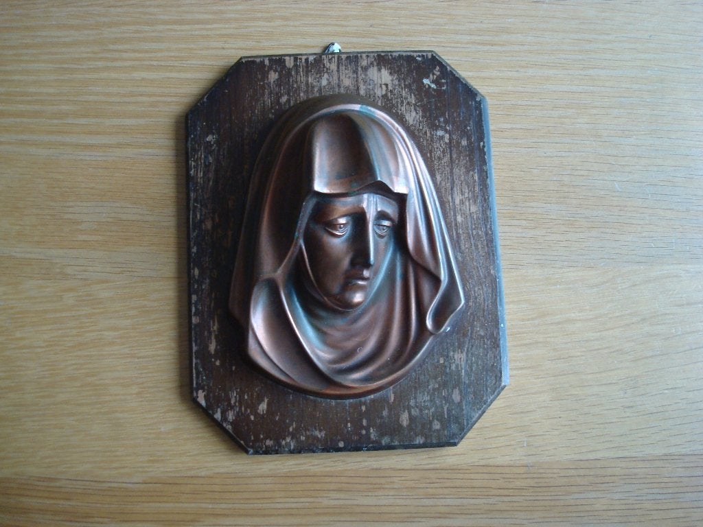 Mariahoofd brons, Ophalen of Verzenden