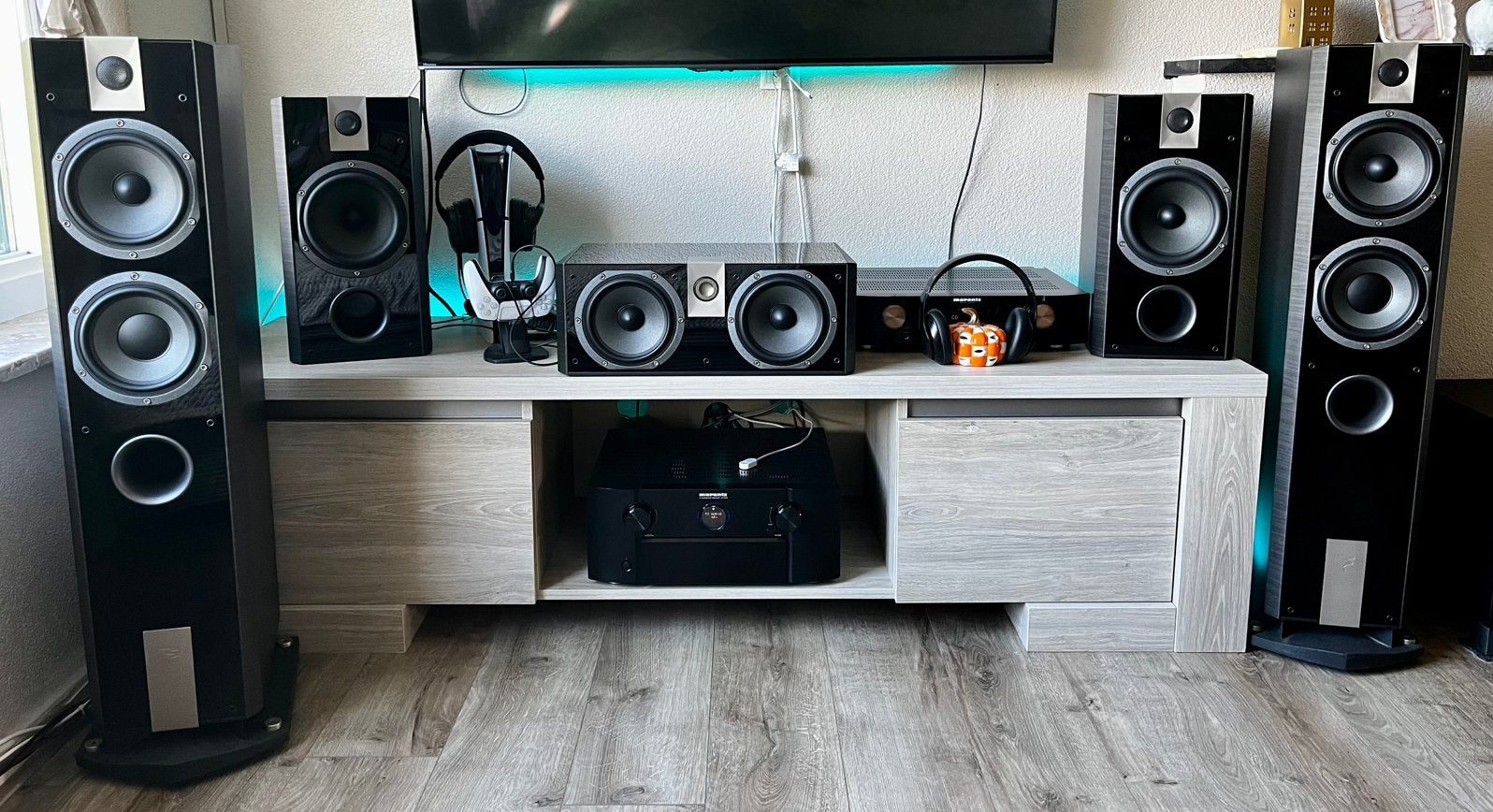Focal Chorus 5.0 Home Cinema Set (Black High Gloss), Surroundset, Ophalen, 150 watt of meer, Overige merken
