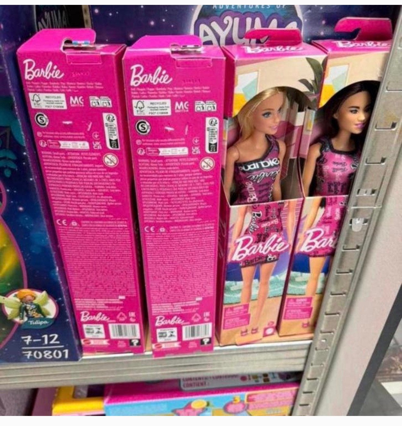Mattel Barbie Modepop met blond of bruin haar pop - NIEUW, Barbie, Nieuw, Ophalen of Verzenden, H