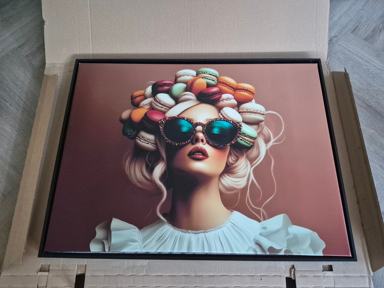 Canvas fotoprint - schilderij 80x60, Ophalen