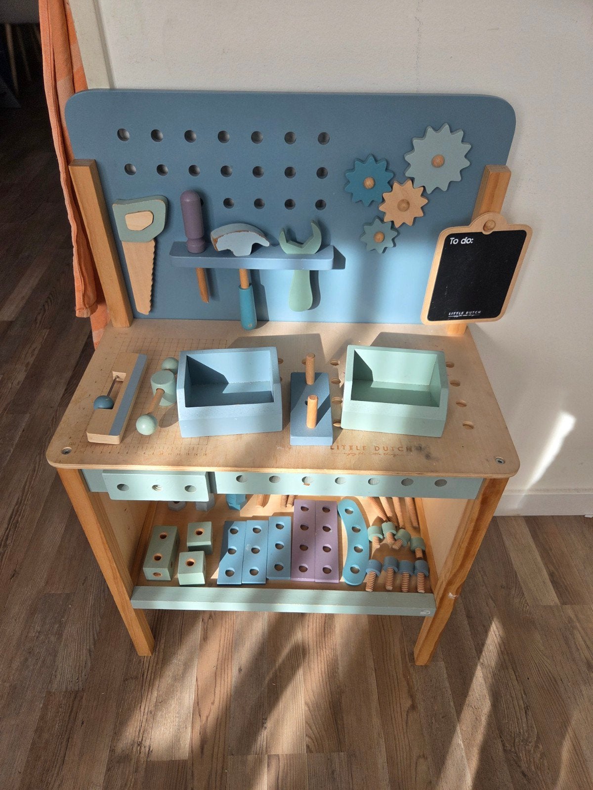 Little dutch werkbank, Kinderen en Baby's, Speelgoed | Houten speelgoed, Ophalen, Gebruikt, Meubelstuk of Keukentje