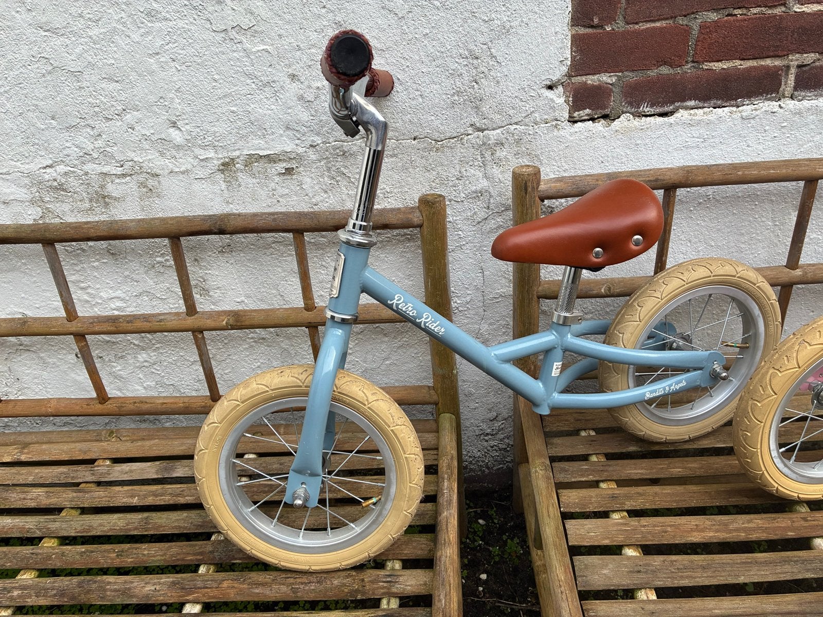 Foto 5 van Retro Rider loopfietsen - Roze en Blauw