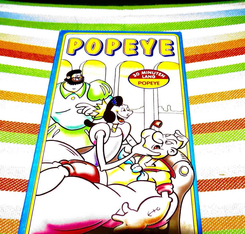Videobanden: Popeye. Daffy Duck, Bugs Bunny, Cd's en Dvd's, VHS | Kinderen en Jeugd, Tekenfilm, Alle leeftijden, Ophalen of Verzenden