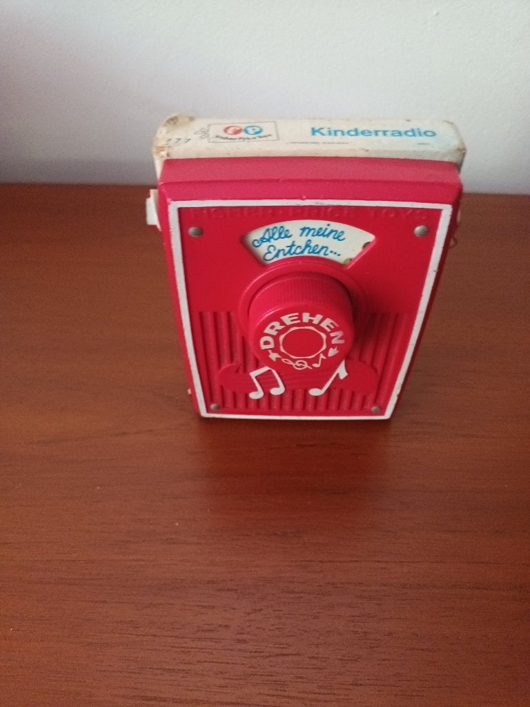 Kinderradio Fisher Price, Ophalen of Verzenden, Gebruikt, Puzzelen, Met geluid