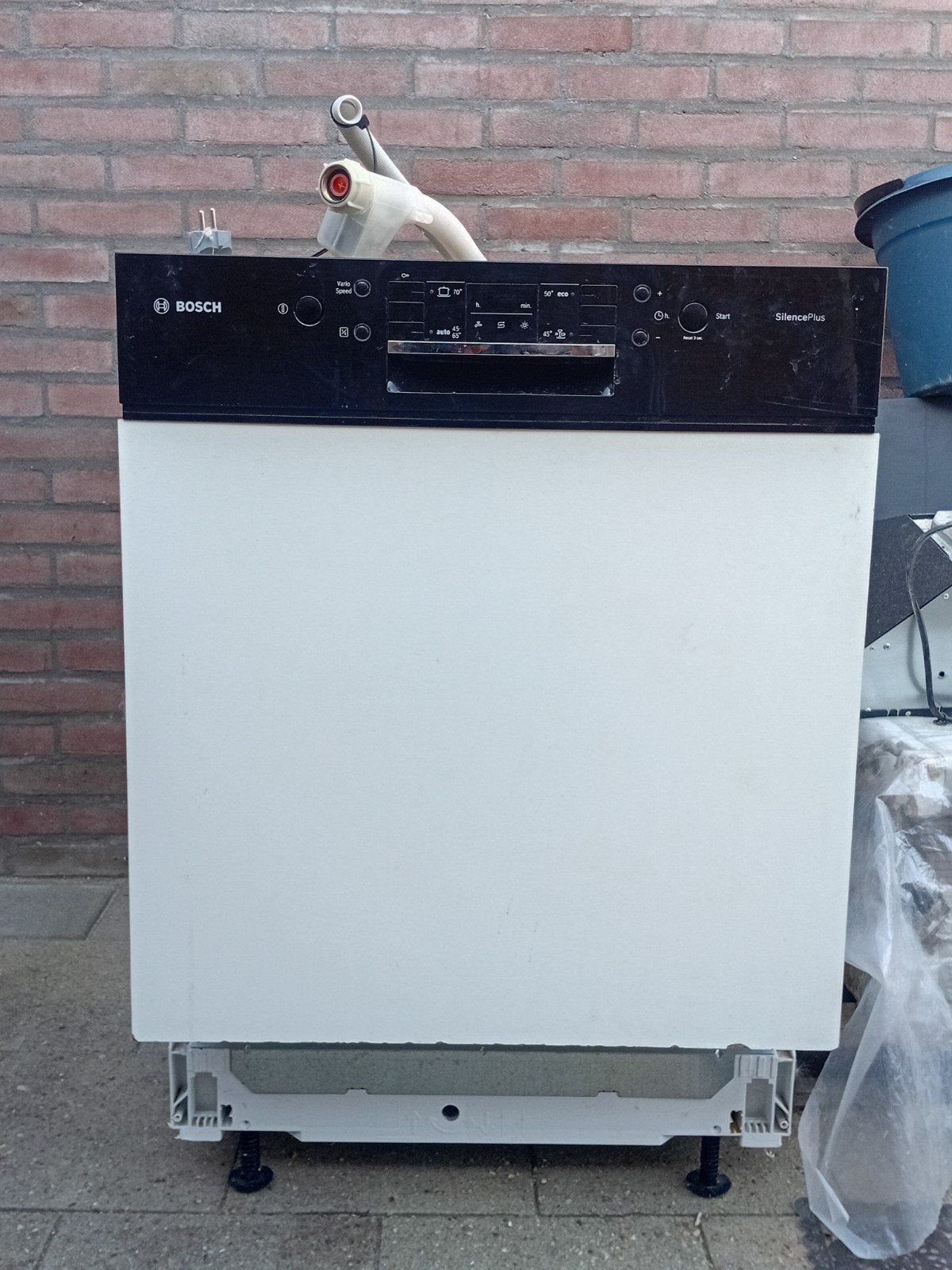 Bosch SilencePlus Vaatwasser - Wit, Gebruikt, Gebruikt, 60 cm of meer, Ophalen of Verzenden, 85 tot 90 cm