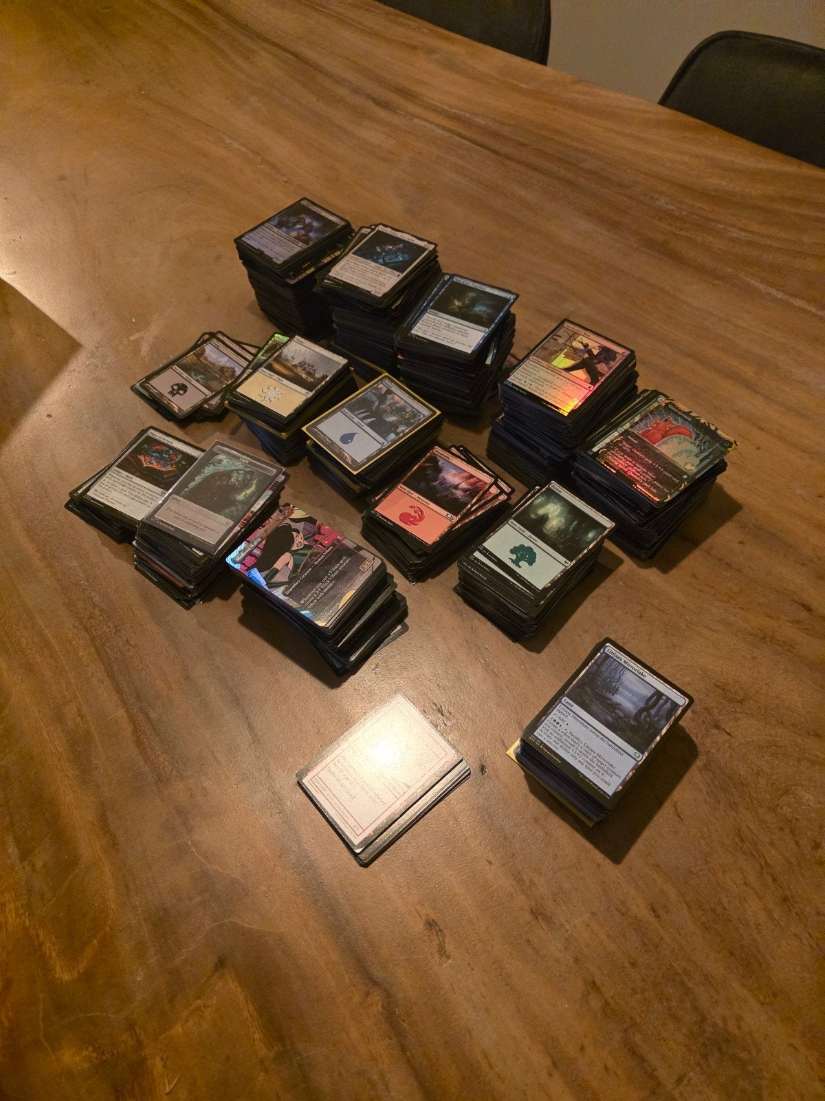 MTG Bulk: +- 2000 Lands en Tokens, Ophalen of Verzenden, Gebruikt, Meerdere kaarten