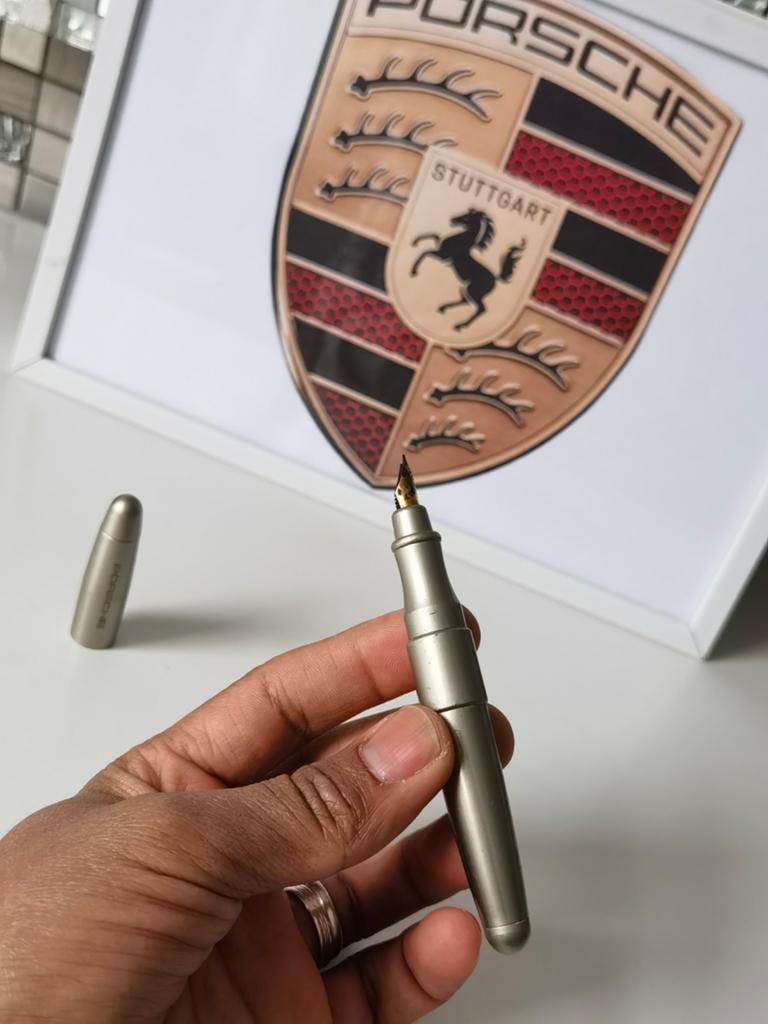 Origineel porsche vintage vulpen ️, Overige merken, Ophalen of Verzenden, Zo goed als nieuw, Met reclame