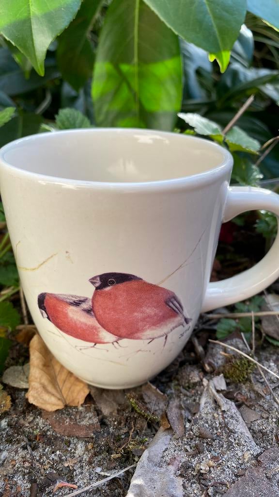 Mok met vogel merk JET - nieuw, Huis en Inrichting, Keuken | Servies, Nieuw, Ophalen of Verzenden, Overige stijlen, Kop(pen) en/of Schotel(s)