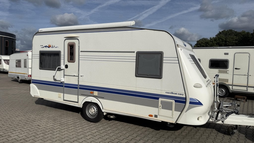 Hobby Excellent Easy 460 UFE 2005, voortent, cassette luifel, Caravans en Kamperen, Rondzit, Bedrijf, Overige typen, 4 tot 5 meter