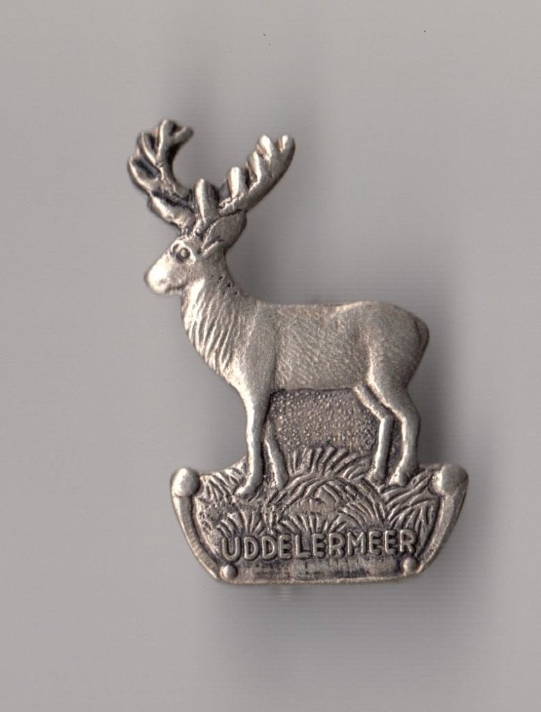 Uddelermeer Hert broche, Gebruikt, Niet vindbaar, Niet vindbaar, Speldje of Pin