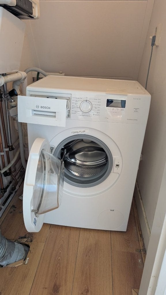 Bosch Ecosilence WAJ28020NL 7 KG, Witgoed en Apparatuur, Ophalen, Minder dan 85 cm, Zo goed als nieuw, Voorlader