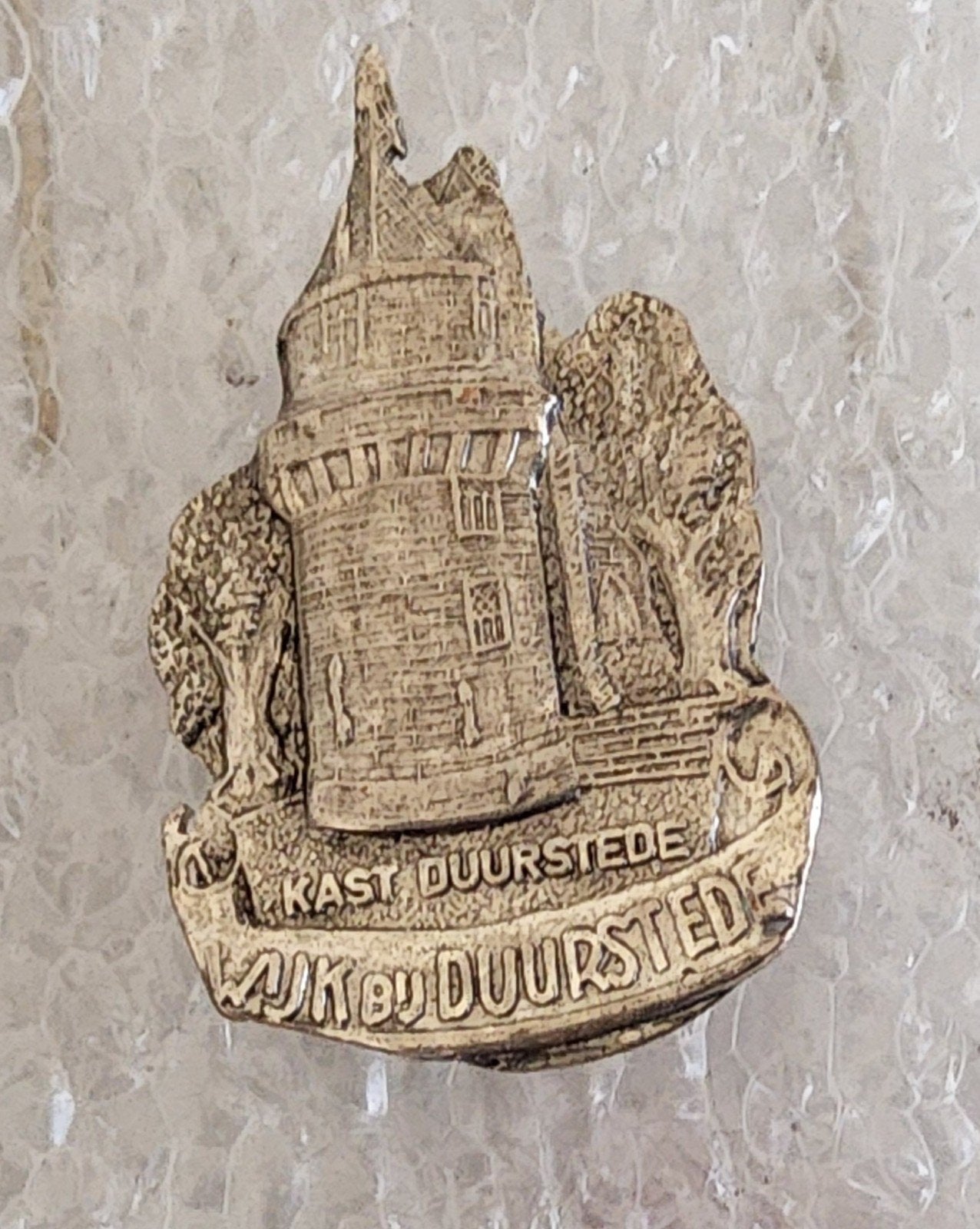 Speldje Kasteel Duurstede Wijk bij Duurstede, Ophalen of Verzenden, Gebruikt, Stad of Land, Speldje of Pin