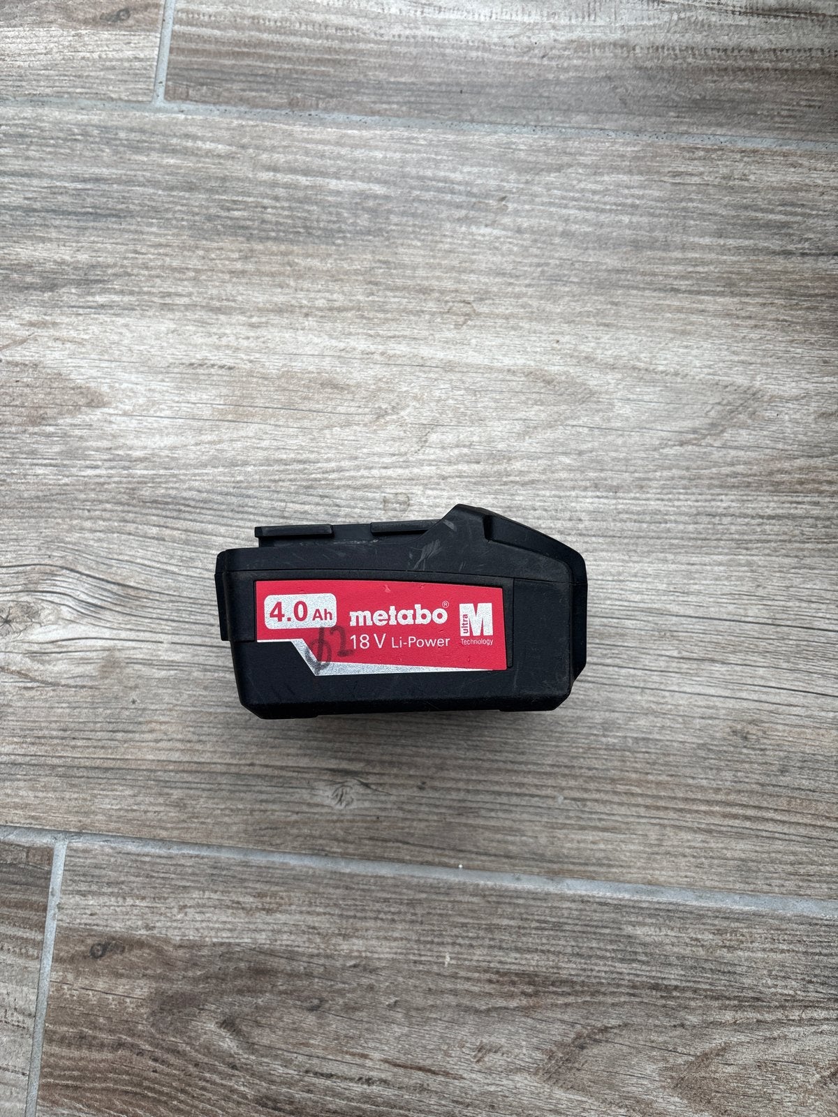 Metabo 18V Li-Power Accu 4.0 Ah, Ophalen of Verzenden, Gebruikt