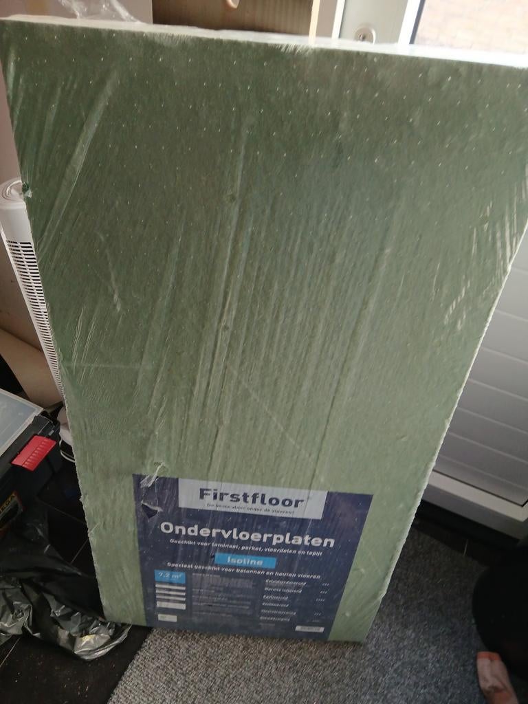 Vol pak Firstfloor ondervloerplaten - 7,5 m² isoline, Ophalen