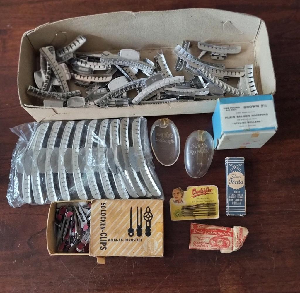Vintage Haarspelden en Krulspelden Set - Wella Locken-Clips, Ophalen of Verzenden