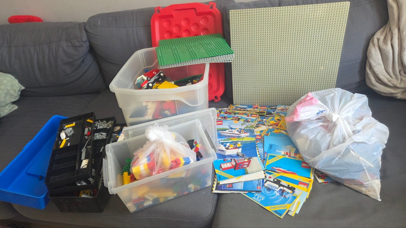 Veel oude lego!, Ophalen, Gebruikt