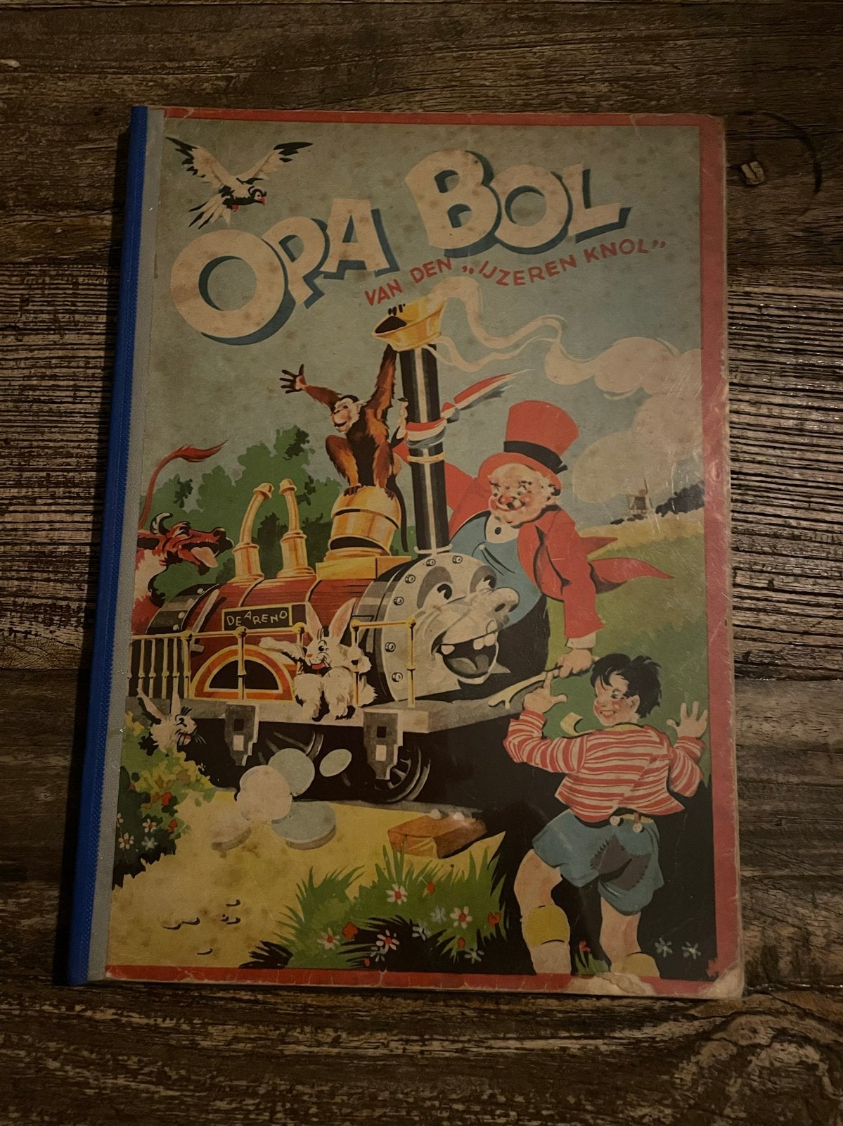 Opa Bol van den "IJzeren Knol" - Vintage Stripboek, Eén stripboek, Ophalen of Verzenden, Gelezen