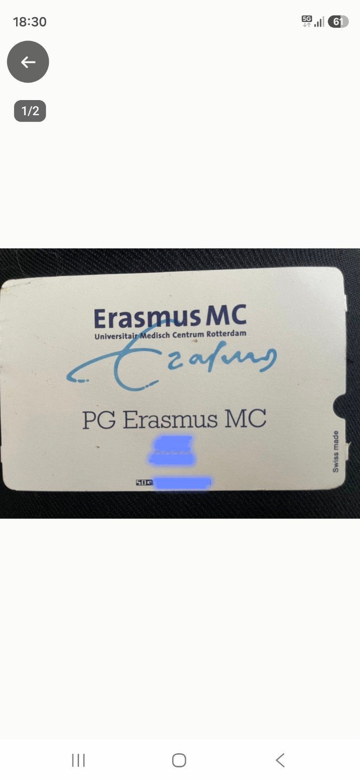 Erasmus ziekenhuis parkeerkaart, Drie personen of meer, Overige soorten, Overige typen