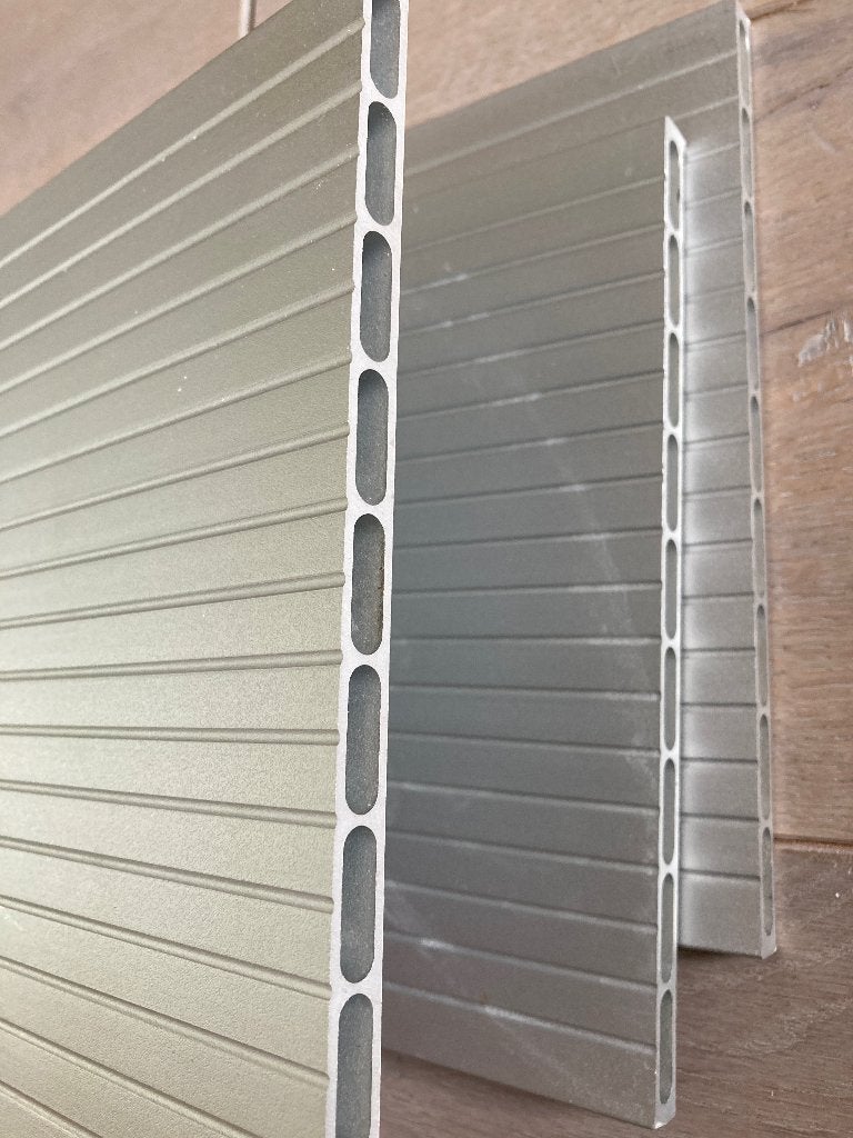 Aluminium plankensysteem met dragers en rails, Ophalen, Gebruikt