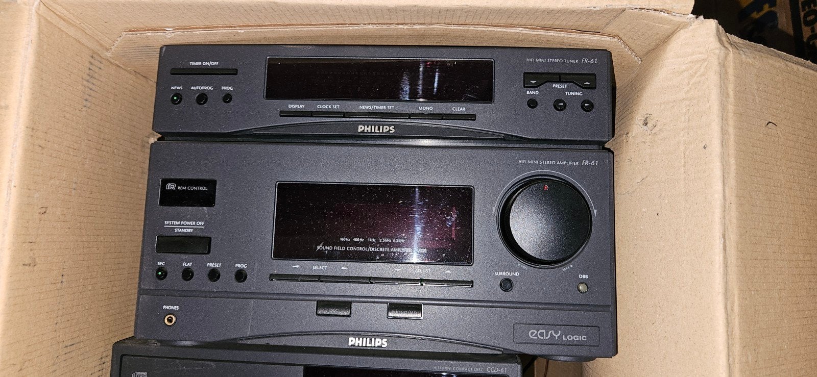 Philips DCC450 Hifi Set met CD-speler en Tuner, Ophalen, Philips, Gebruikt, Tuner of Radio