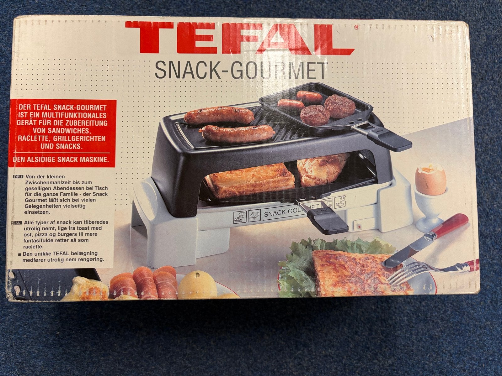 Tefal Snack Gourmet - Nieuw in doos, Ophalen of Verzenden, Nieuw