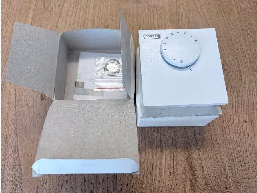 Henco 24V Thermostaat Vloerverwarming Nieuw prijs 2 stuks, 6 meter of meer, Overige typen, Nieuw, Aluminium