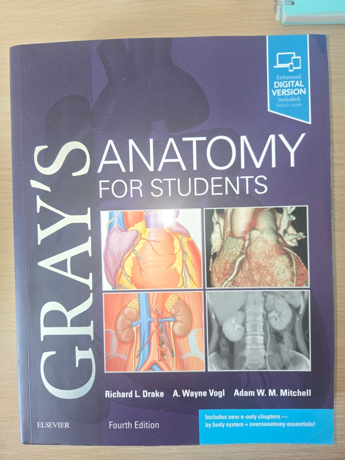 Gray's Anatomy for Students - Vierde Editie, Richard L. Drake, A. Wayne Vogl, Adam W. M. Mitchell, Zo goed als nieuw, Beta, HBO
