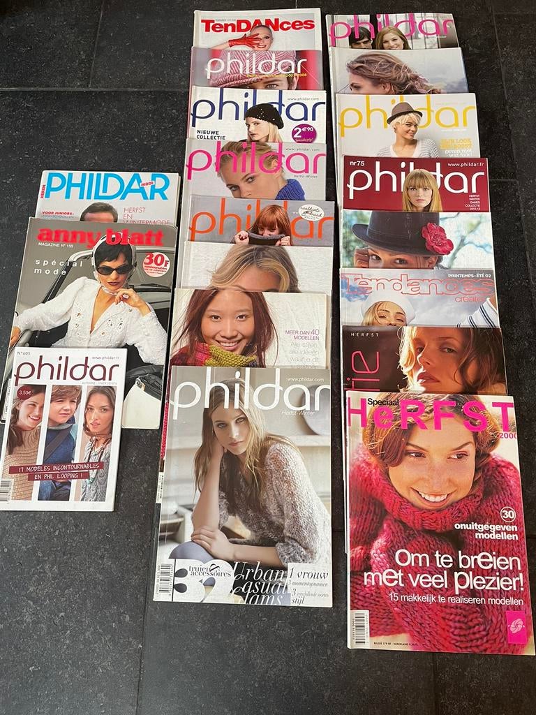 Phildar Dames /Heren tijdschriften, Hobby en Vrije tijd, Ophalen of Verzenden, Zo goed als nieuw