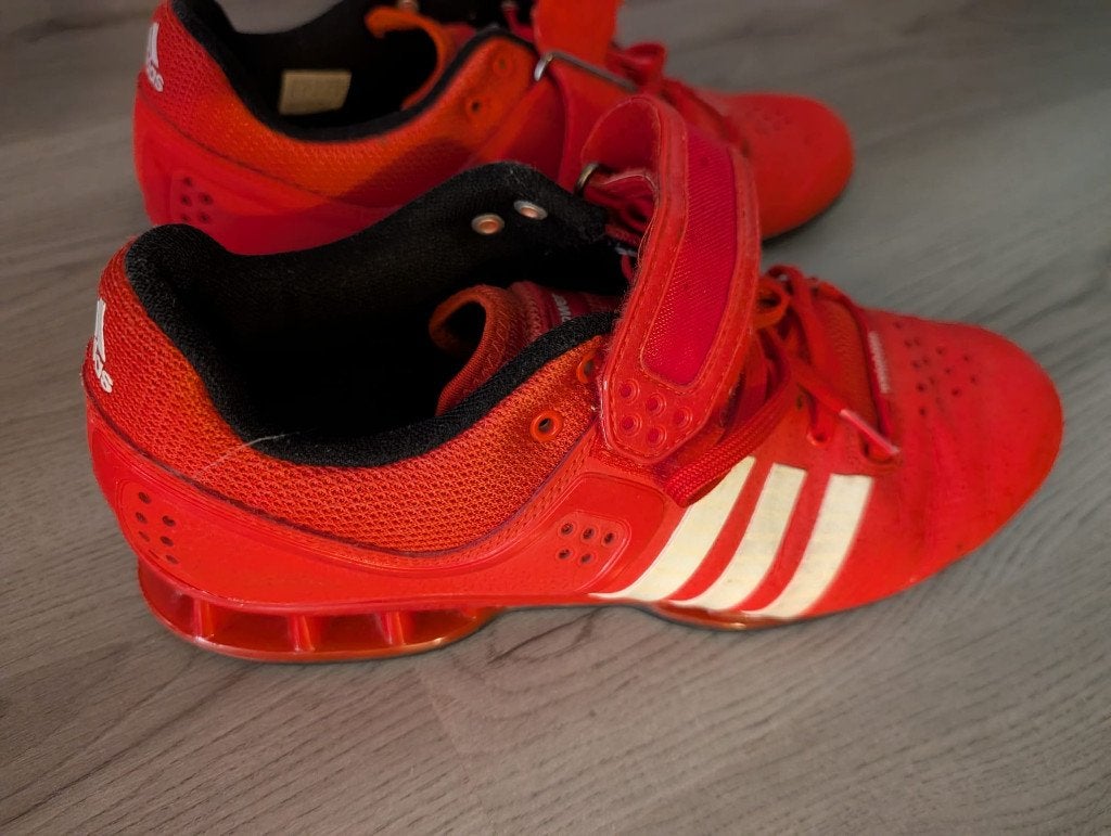 Adidas Adipower Weightlifting schoenen – rood – maat 42, Overige kleuren, Sportschoenen, Ophalen of Verzenden, Adidas