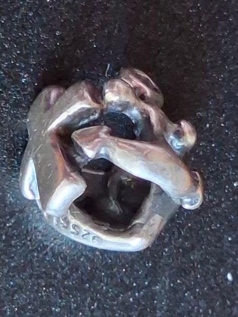 Trollbeads bedel, geloof, hoop en liefde symbolen, Ophalen of Verzenden, Zo goed als nieuw, Zilver, Trollbeads