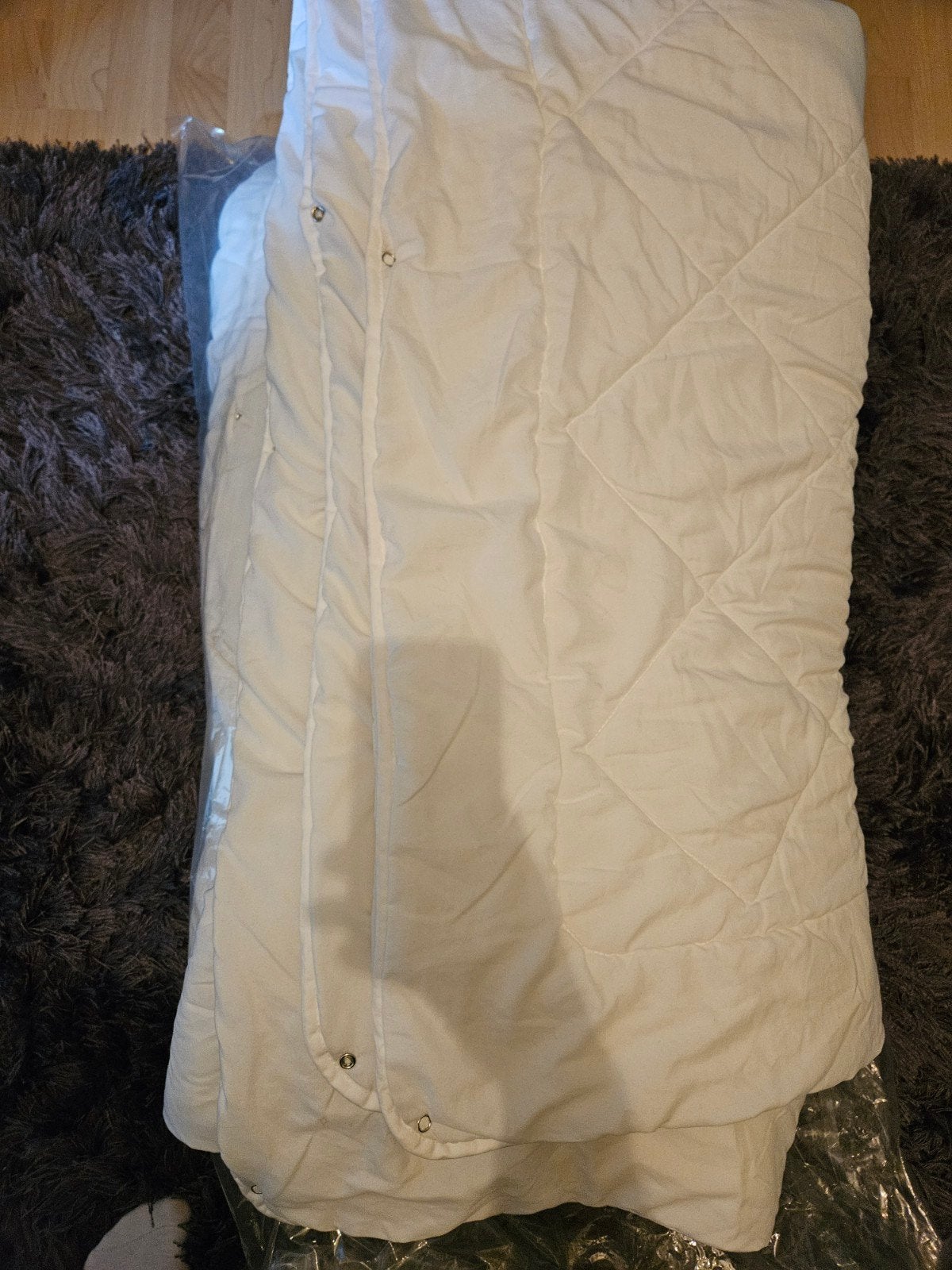 180x200 4-seizoenen dekbed, Huis en Inrichting, Slaapkamer | Beddengoed, Ophalen, Gebruikt, Wit, Tweepersoons