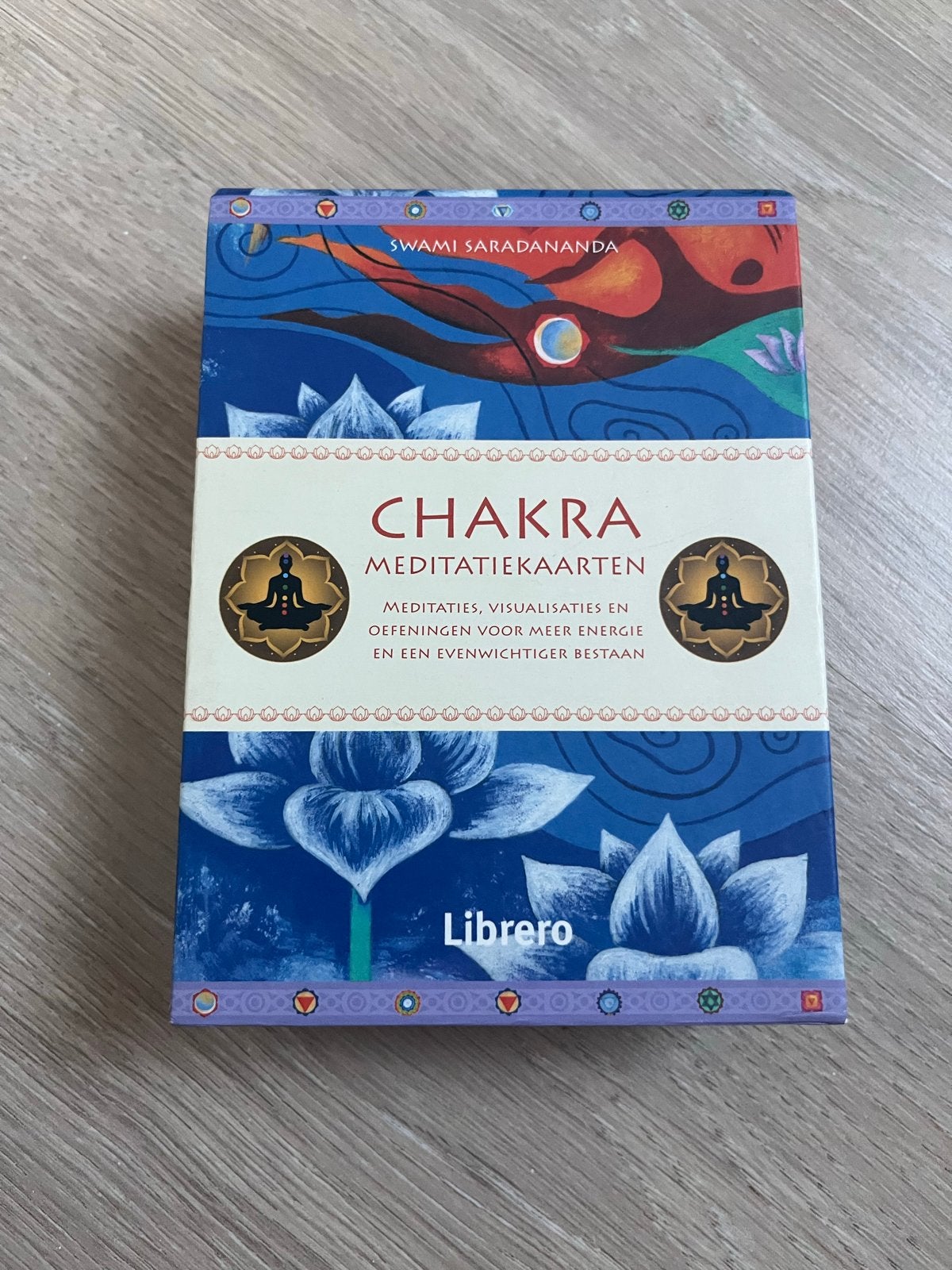 Chakra Meditatiekaarten - Swami Saradananda, Ophalen of Verzenden, Zo goed als nieuw, Meditatie of Yoga, Instructieboek
