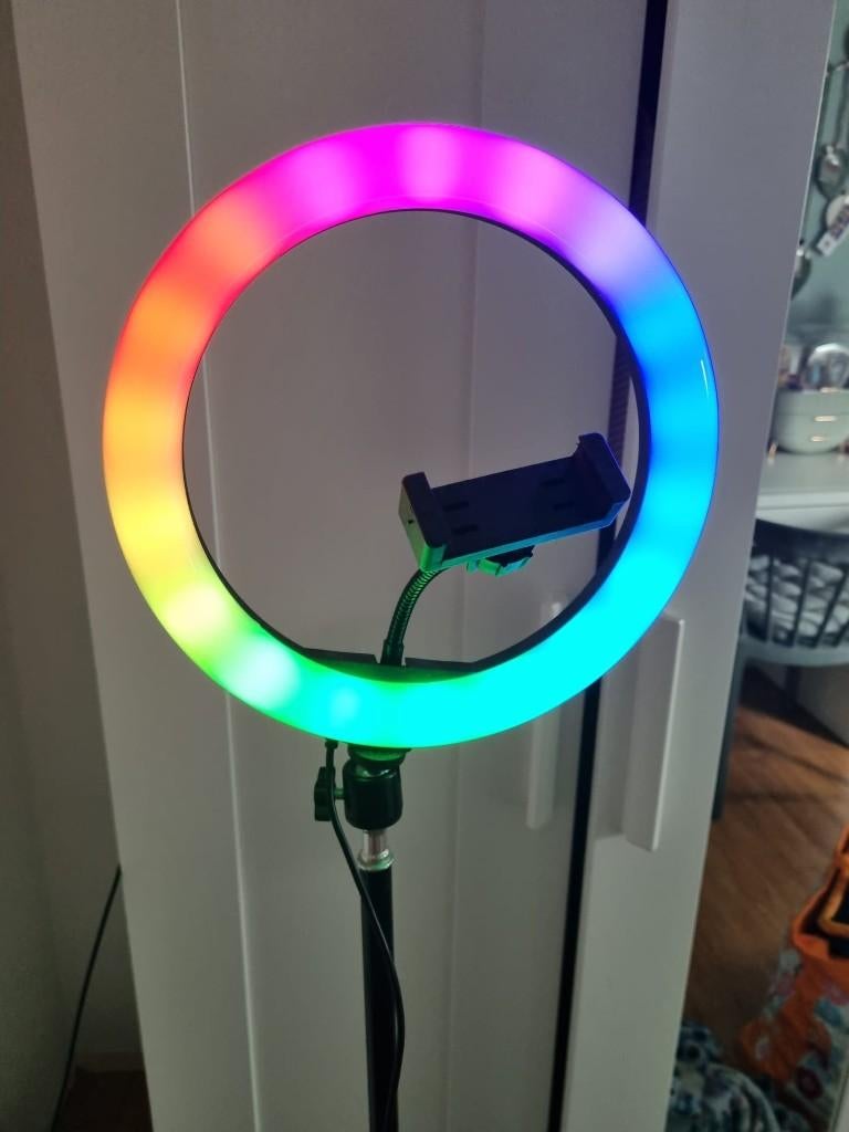Led ringlamp voor maken filmpjes, Ophalen of Verzenden, Gebruikt