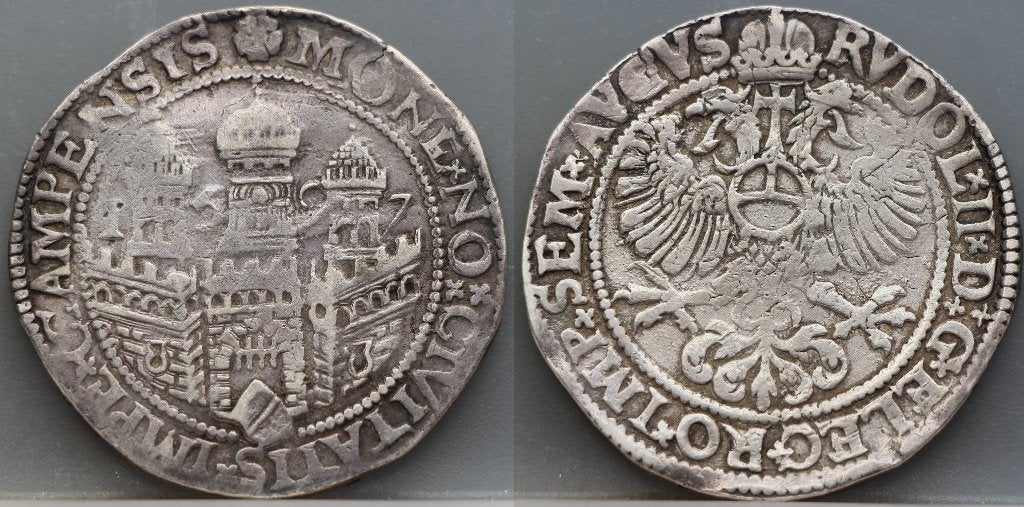 Arendsrijksdaalder 1597 Kampen, Vóór koninkrijk, Zilver, Losse munt, Overige waardes
