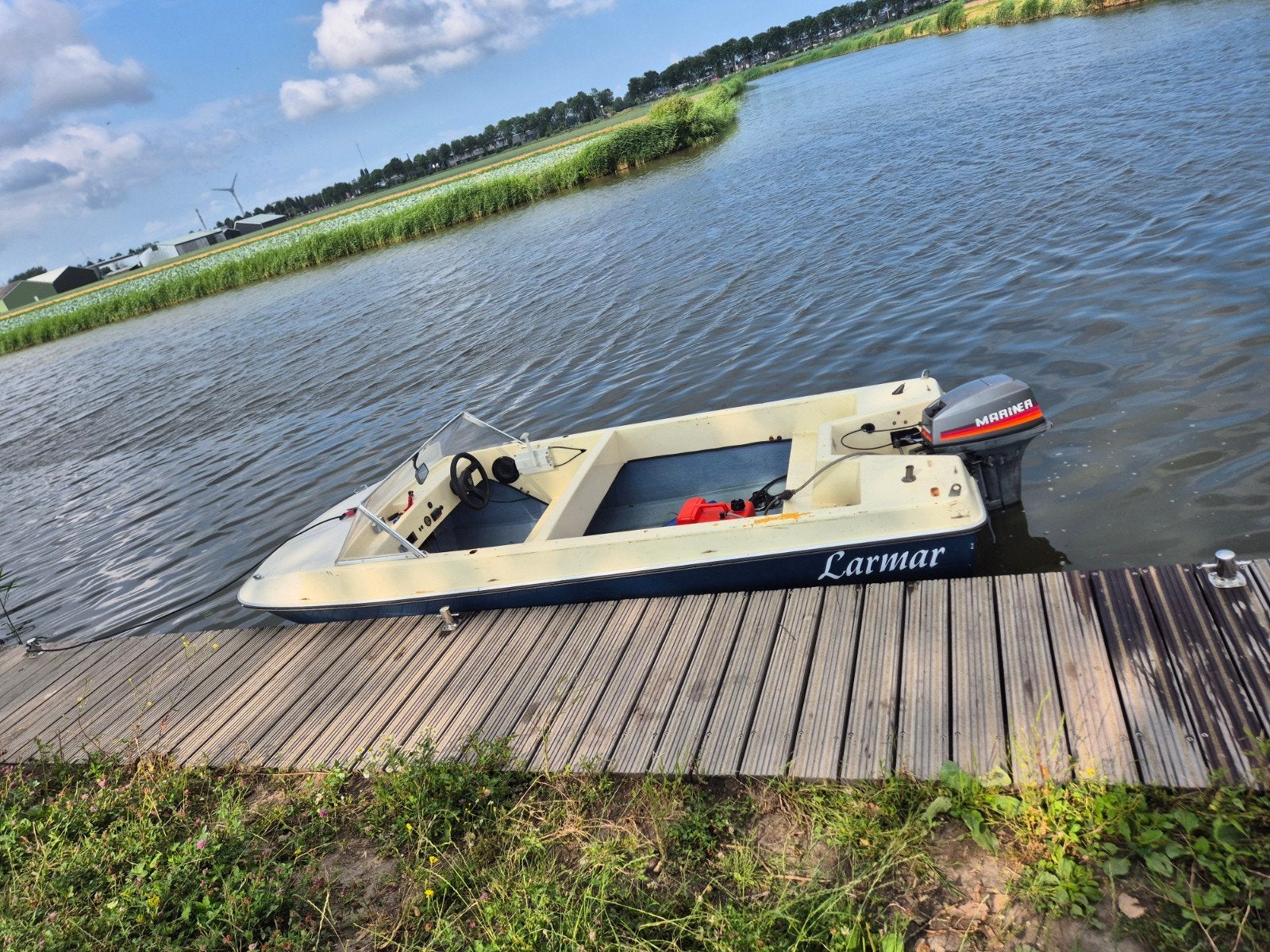 2x speedboot 15pk trailerkantel trailer bowrider opknap, Ophalen of Verzenden, Polyester