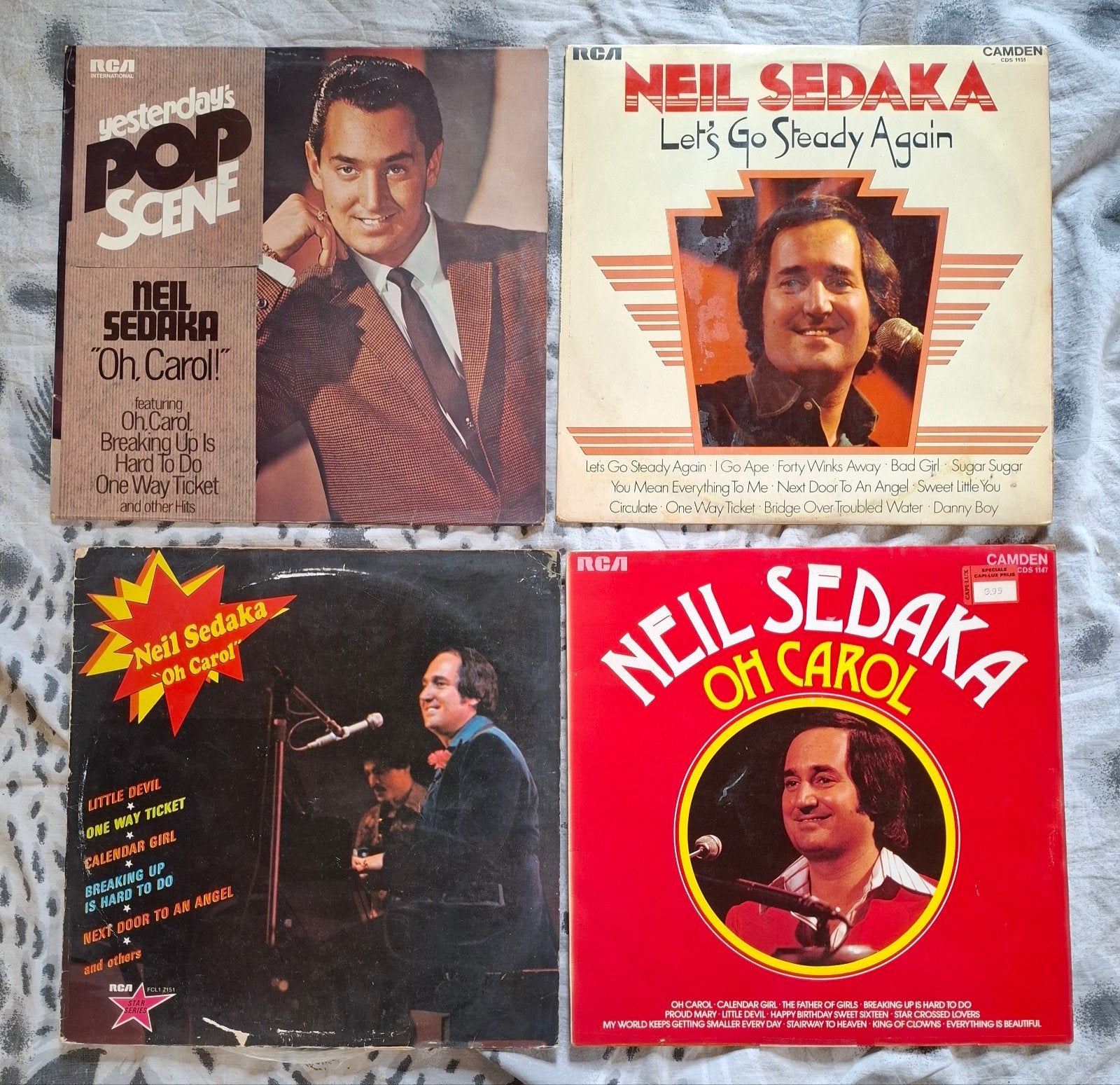 4 Neil Sedaka LP's - Popklassiekers, LP, Gebruikt, Pop, Ophalen of Verzenden