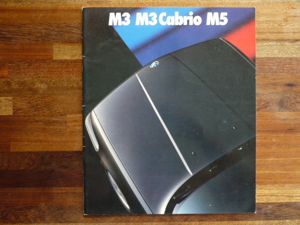 BMW M3-M3 Cabrio -M5 (1988/1989, Duits), Ophalen of Verzenden, Nieuw, BMW