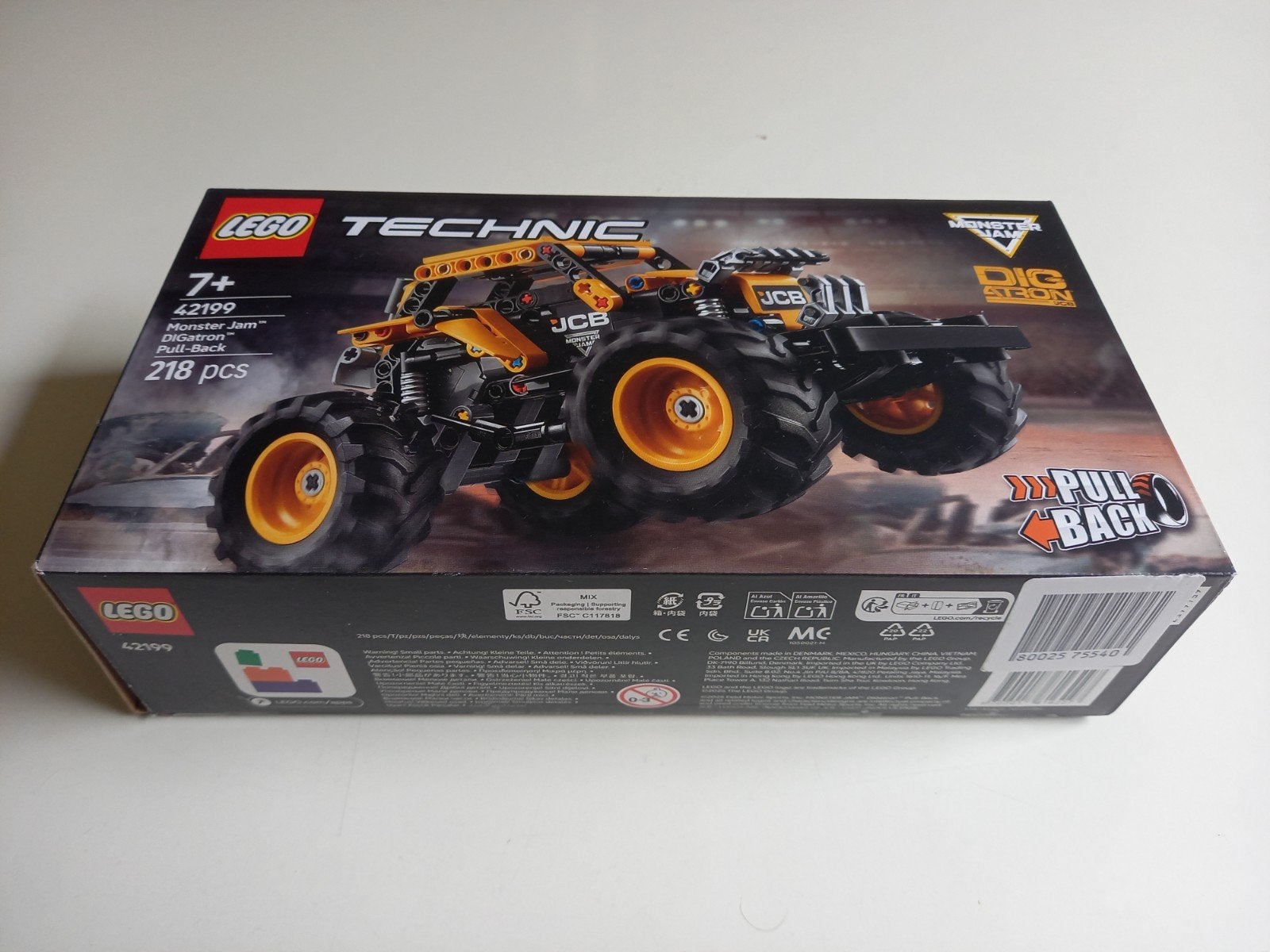 Lego Technic 42199 Monster Jam DIGatron, Kinderen en Baby's, Speelgoed | Duplo en Lego, Zo goed als nieuw, Lego, Complete set