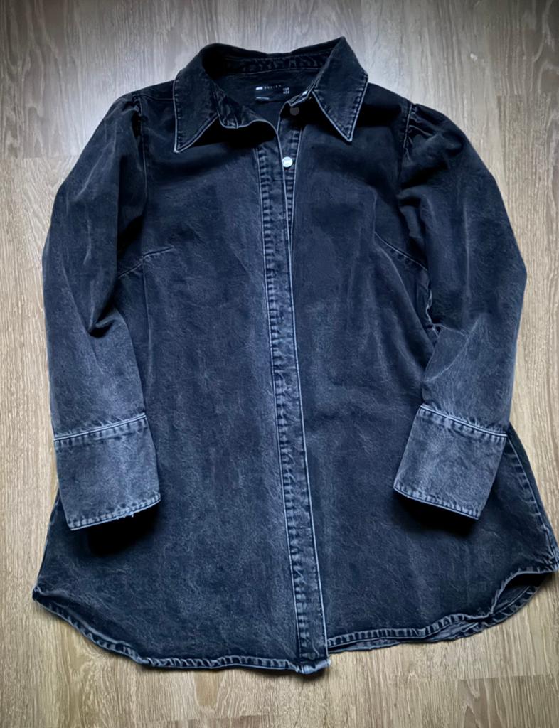 Asos zwarte denim jacket, Zwart, Maat 42/44 (L), Ophalen of Verzenden, Jasje