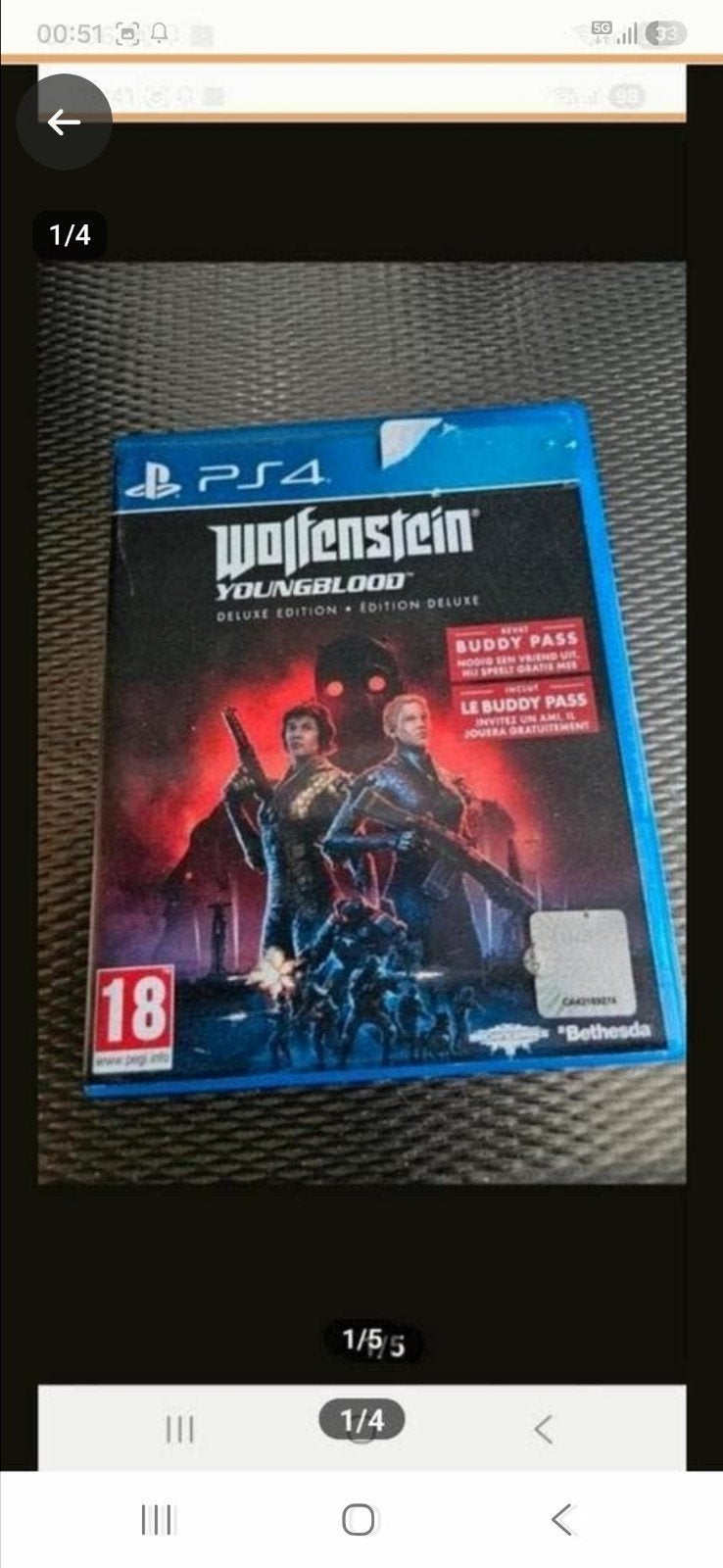 Wolfenstein Youngblood Deluxe Edition PS4, Online, Vanaf 18 jaar, Shooter, 2 spelers