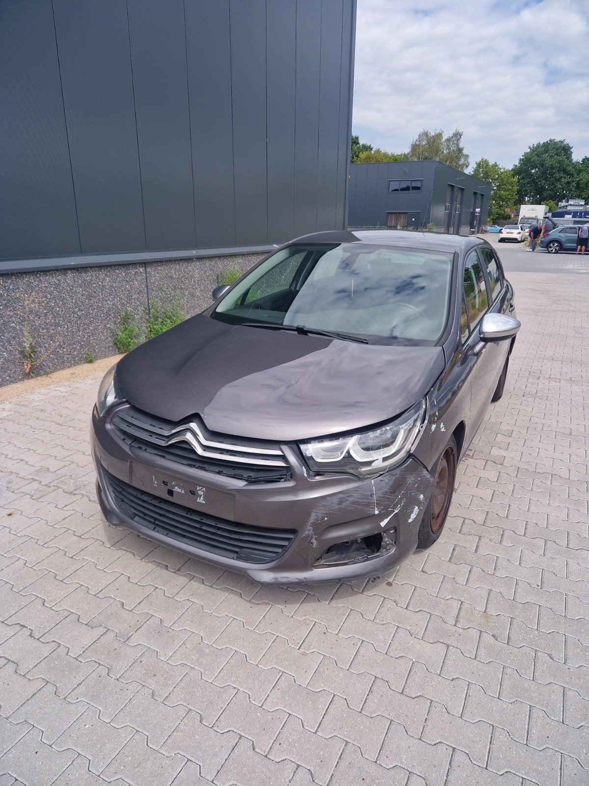 citroen c4 met schade, Ophalen, Citroën, Wit, Handgeschakeld