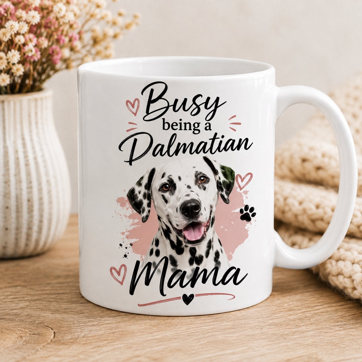 Busy being a Dalmatian Mama - Dalmatier Mok, Dieren en Toebehoren, Verzenden, Nieuw