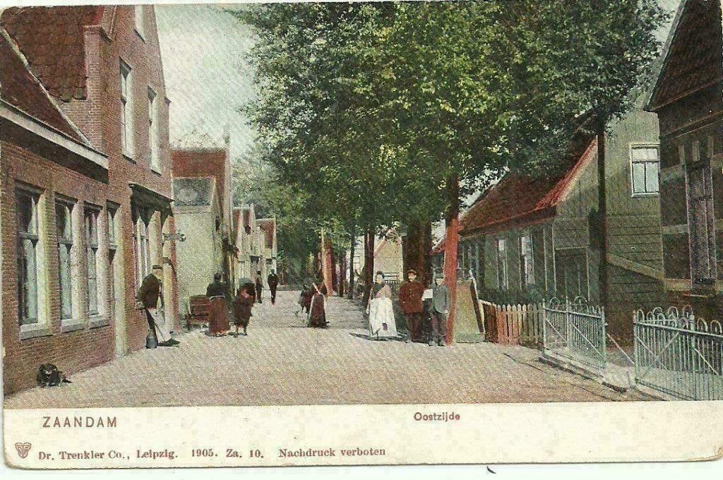 AK Zaandam - Oostzijde, handkar, Verzenden, Voor 1920, Ongelopen, Noord-Holland
