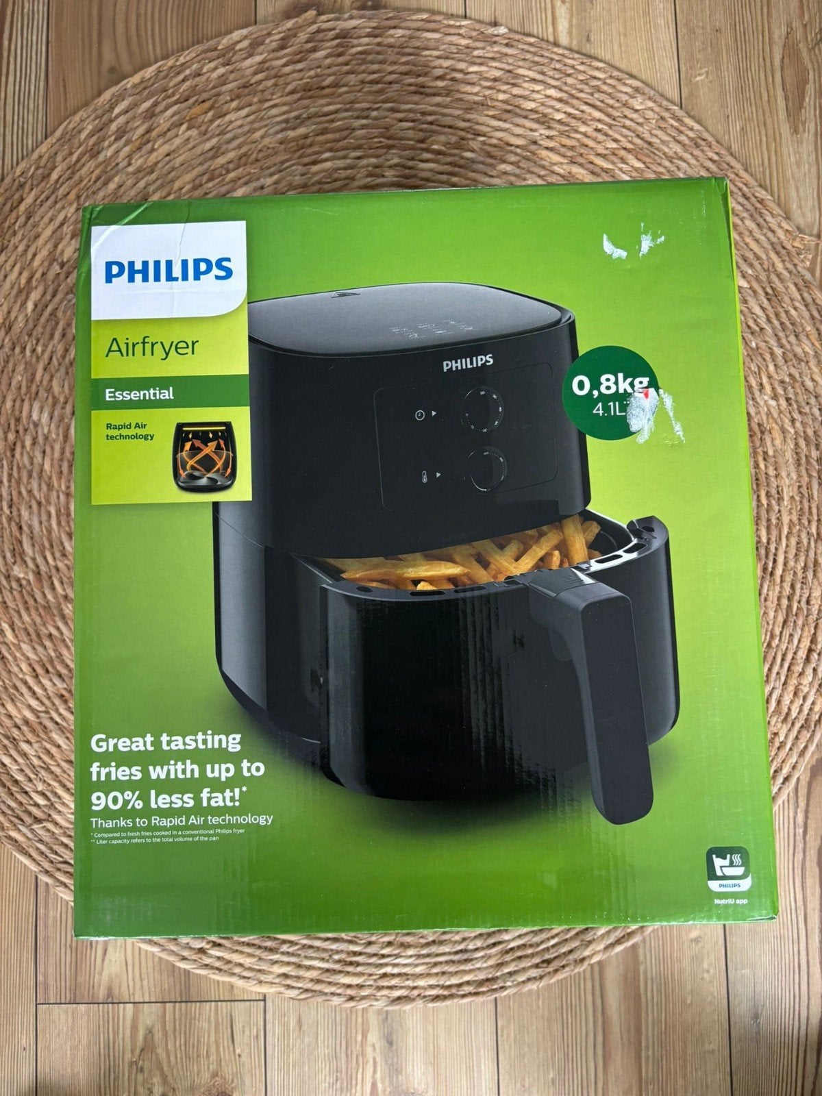 Philips Essential Airfryer - Nieuw in doos, Ophalen, Nieuw, Airfryer, 750 t/m 999 gram