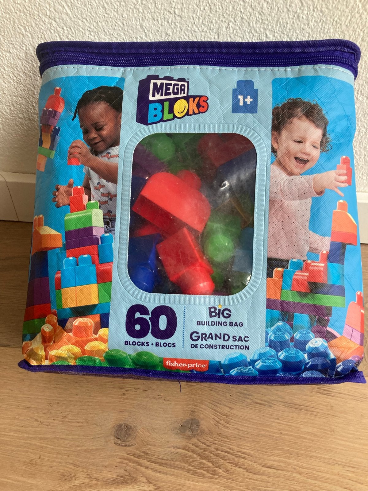 Fisher-Price Mega Bloks  - 60 stuks, Ophalen of Verzenden, Zo goed als nieuw, Megabloks