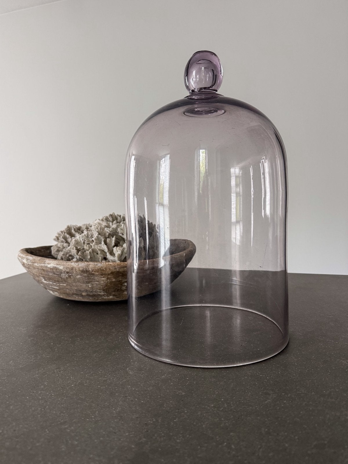 Grote antieke Franse toonbank cloche stolp >1870, Antiek en Kunst, Ophalen of Verzenden