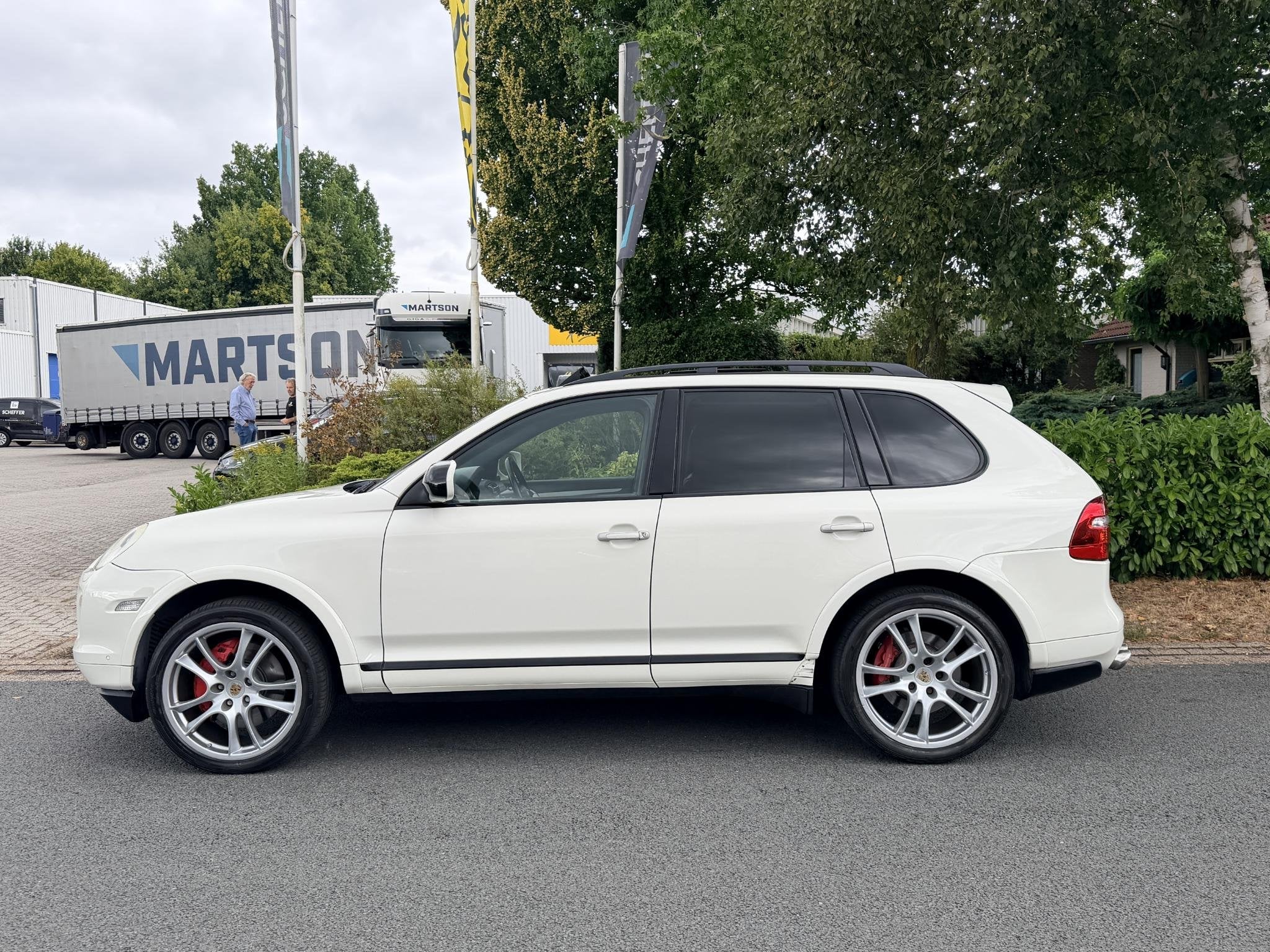 Porsche Cayenne 4.8 Turbo S V8 550PK Pano•Leder, Auto's, Porsche, Automaat, Cayenne, Gebruikt, 8 cilinders