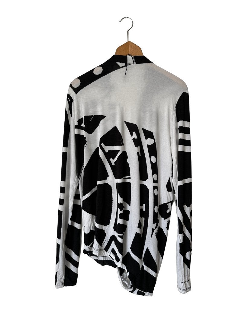 Sarah Pacini shirt lange mouw L, Maat 38/40 (M), Zwart, Ophalen of Verzenden, Zo goed als nieuw